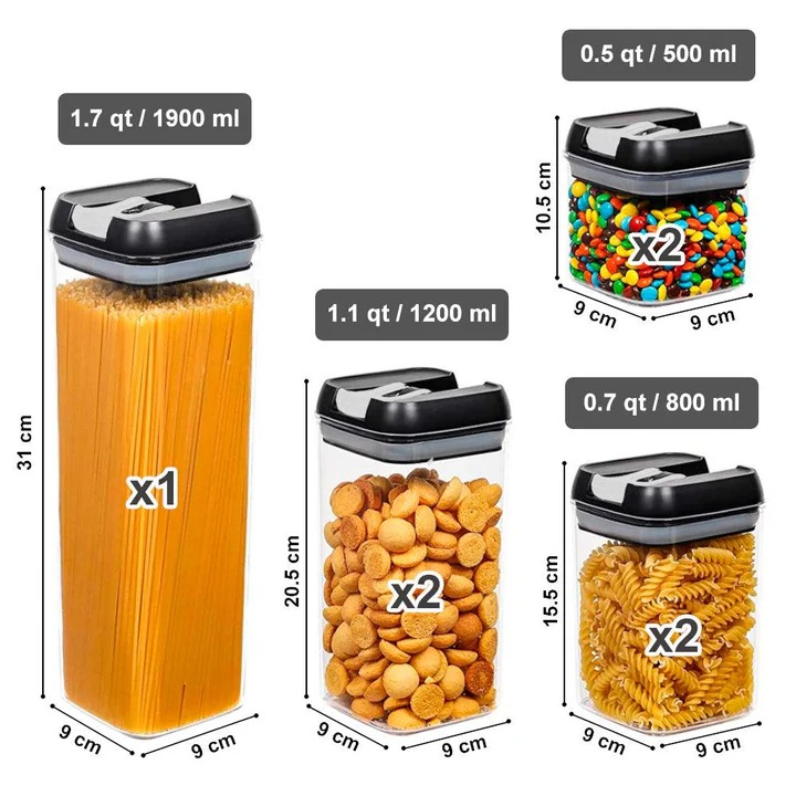 Miniatura 2 de RECIPIENTES SELLABLES HERMETICOS  X7